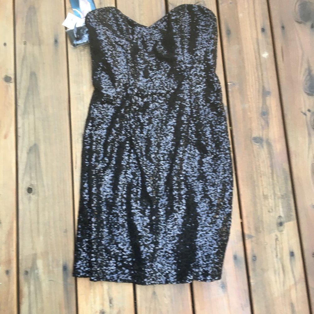 NWT ALFRED ANGELO STRAPLESS SEQUINED 6